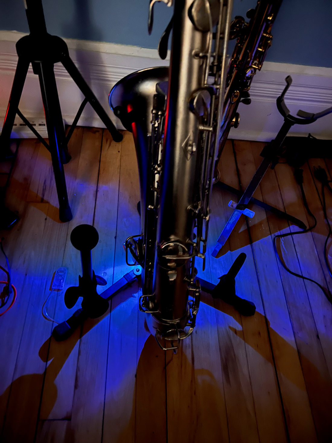 Saxophone stand light