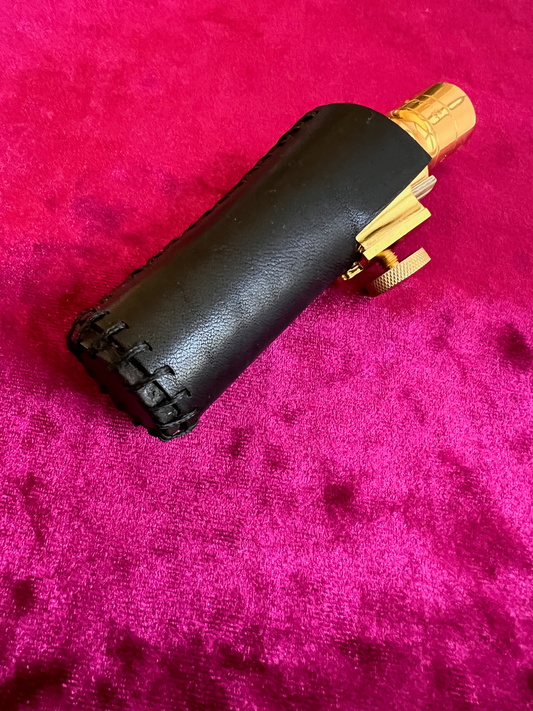Leather Mouthpiece Cap for Saxophone